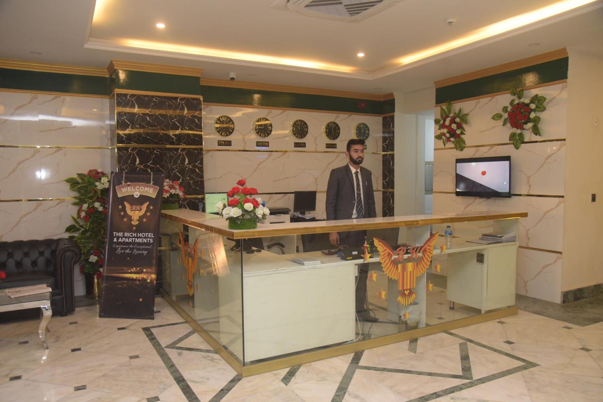 The Rich Hotel & Apartments Lahore Exterior photo